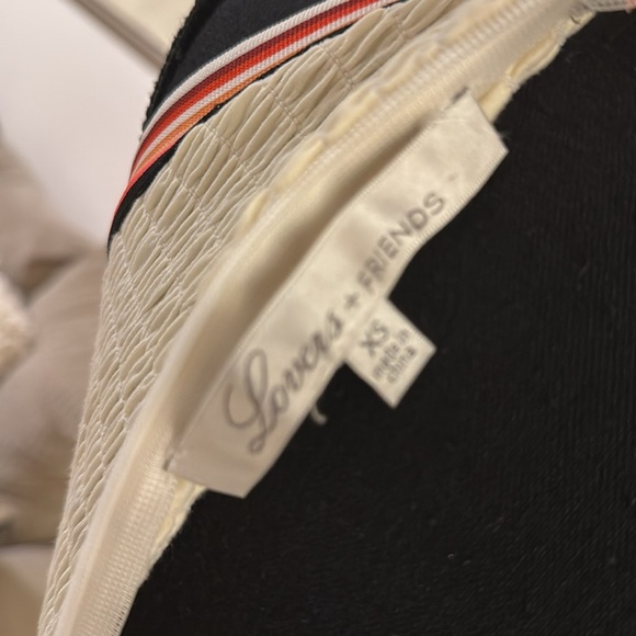 Lovers and friends Ivory Maxi Dress with Red Accents size XS - Picture 4 of 6